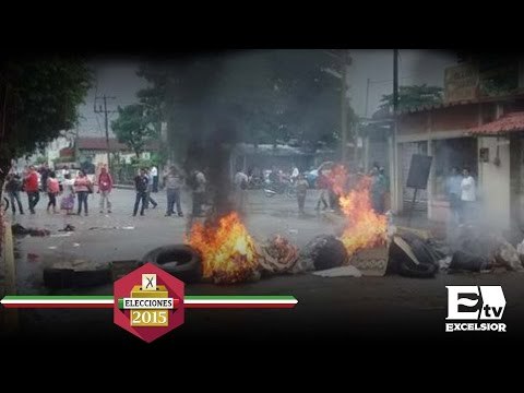 Detenidos 79 maestros por actos vandálicos en Oaxaca / Elecciones 2015