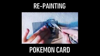 Repainting Pokemon Card