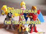 WONDERWOMAN VS THE YELLOW RANGER SYLVANIAN FAMILIES PEACH Toys BABY Videos, SABAN'S POWER RANGERS, SUPER MARIO,
