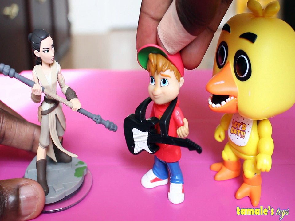 ALVIN'S VOICE IS SCARY REY PEACH CHICA ALVIN & THE CHIPMUNKS STAR WARS THE FORCE AWAKENS  Toys BABY Videos, SUPER MARIO,