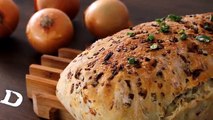 Caramelized Onion Bread - Beautifully Aromatic Homemade Caramelized Onion Bread.