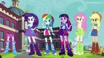 My Little Pony Equestria Girls - Mane 6 Transform into Princess Ninja - MLP Coloring Video