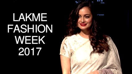 Dia Mirza Looks Gorgeous In Saree At Lakhme Fashion Week