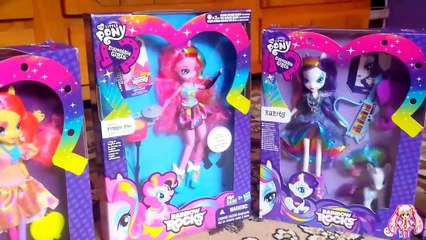 Download Video: Chicas poco mi poni arco iris rocas del shimer la puesta del sol puesta del sol allí pasado Unboxing equestria dj-pon 3 especial dí