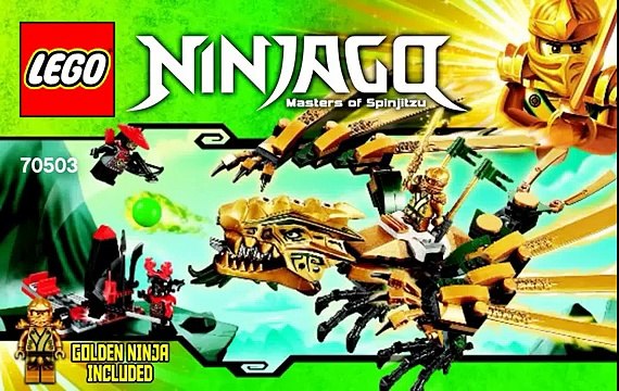 THE GOLDEN DRAGON - LEGO NINJAGO Set 70503 - Time-lapse Build, Unboxing & Review
