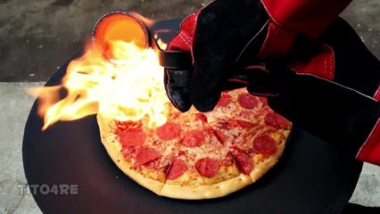 Molten Copper vs Pizza