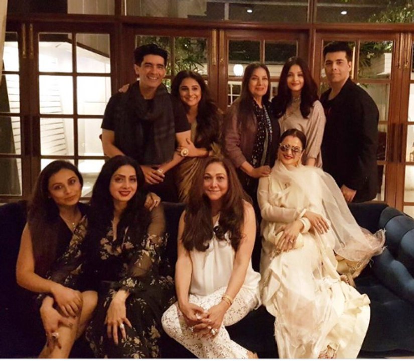 Manish Malhotra's star glittering party :Sridevi I Aishwarya Rai | Rekha | Rani Mukerji