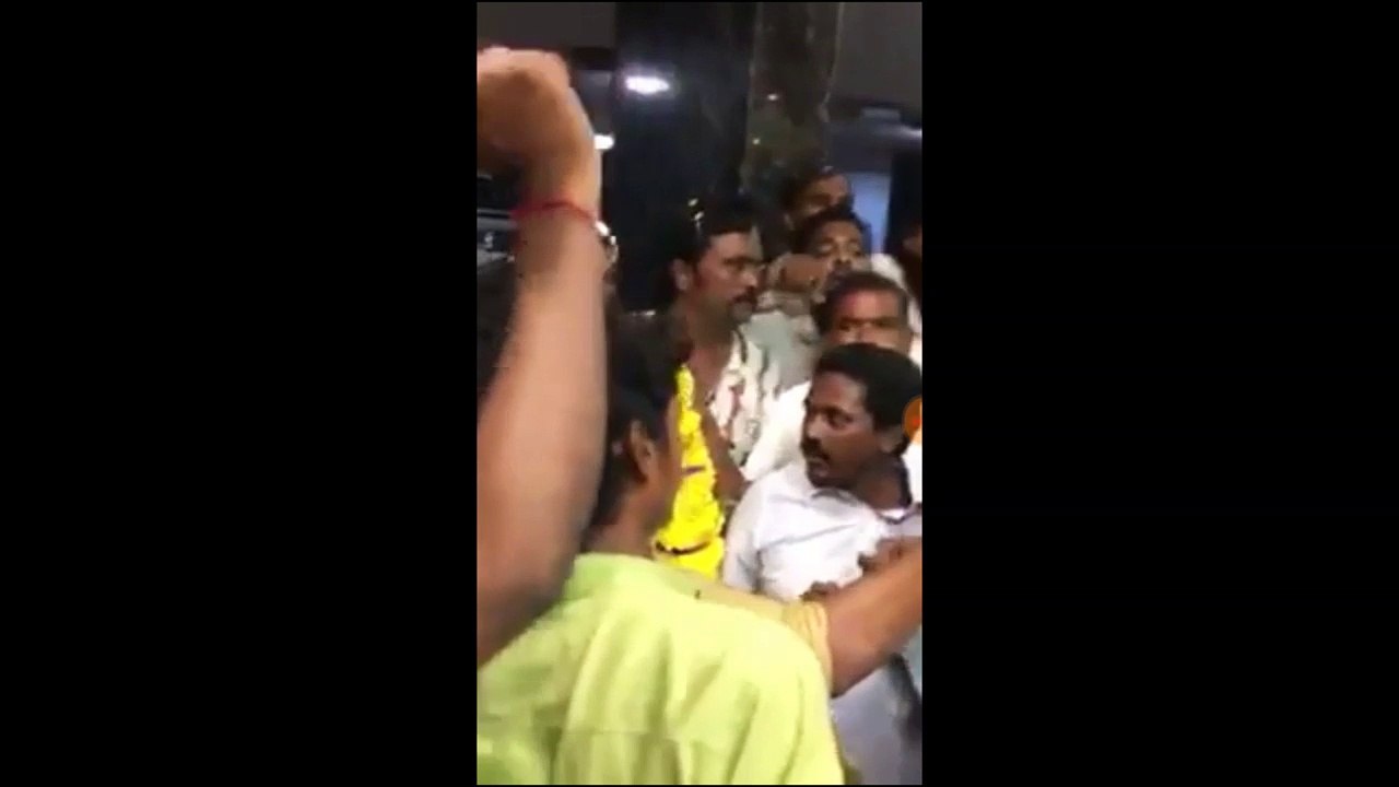 Balayya slapping his fan