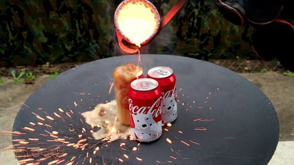 Molten Copper vs Coca Cola
