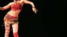 Amazing belly dance beautiful tribal girl
