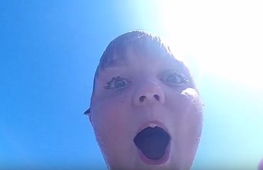 Boy Flashes Priceless Look When He Finds GoPro Lost in the Ocean