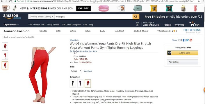 WoldGirls Women's Yoga Pants Dry-Fit High Rise Stretch Yoga Workout Pants Gym Tights Running Leggings