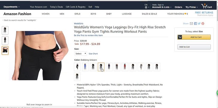 WoldGirls Women's Yoga Leggings Dry-Fit High Rise Stretch Yoga Pants Gym Tights Running Workout Pants
