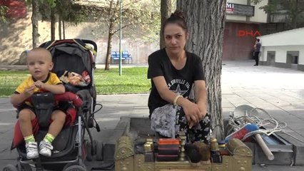 Kayseri Kentin Tek Kadın Ayakkabı Boyacısı