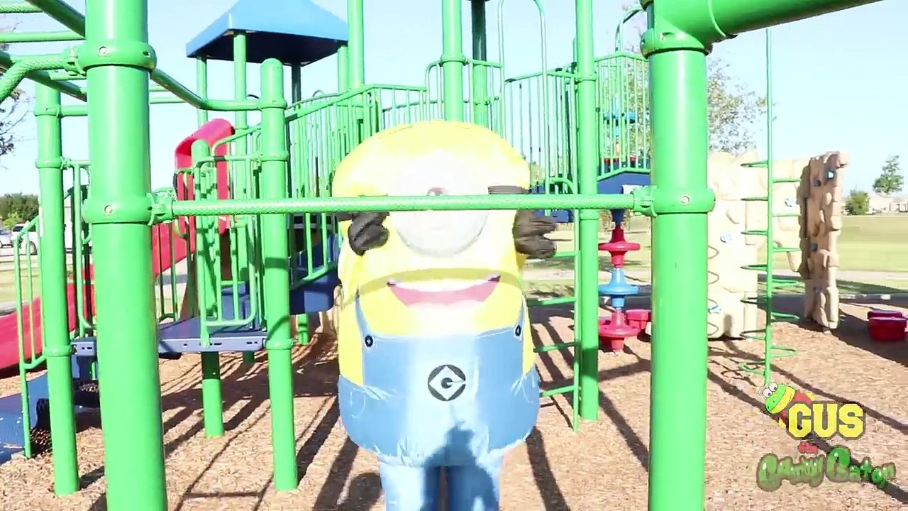THE FLOOR IS LAVA CHALLENGE at the Playground with Gus the Gummy Gator-HLqesZr8Bn0