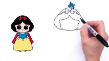 Una y una en un tiene una un en y arte Sorteo cómo lecciones gente princesa nieve para Blanco fun2draw