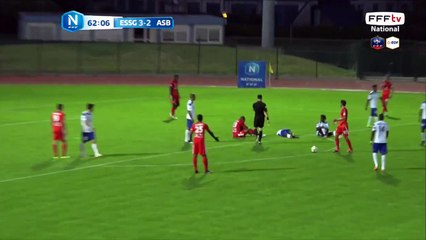 Carton Jaune pour Soukouna pour cette faute sur Traoré