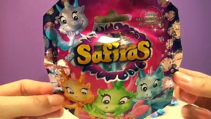 Дракончики САФИРАС - Рождественский КАЛЕНДАРЬ 2016 СЮРПРИЗЫ / SAFIRAS Dragons toys Advent-