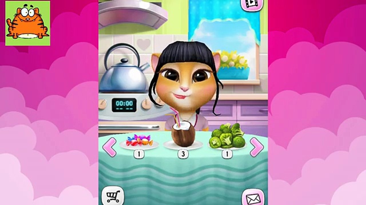 Para Serie Angela dibujos animados 1 dibujos animados gato sobre sellos de niñas juego de gato