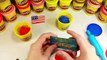 9 Play-Doh Flags Crafted USA United Kingdom Australia Romania Japan Turkey Russia Philippi