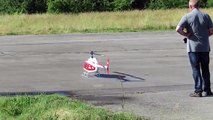 Presque critique a échoué atterrissage échelle Rc bell-206 jetranger crash 1080p50fpshd