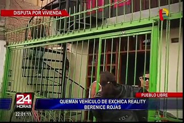 Destruyen vehículo de exchica reality Berenice Rojas