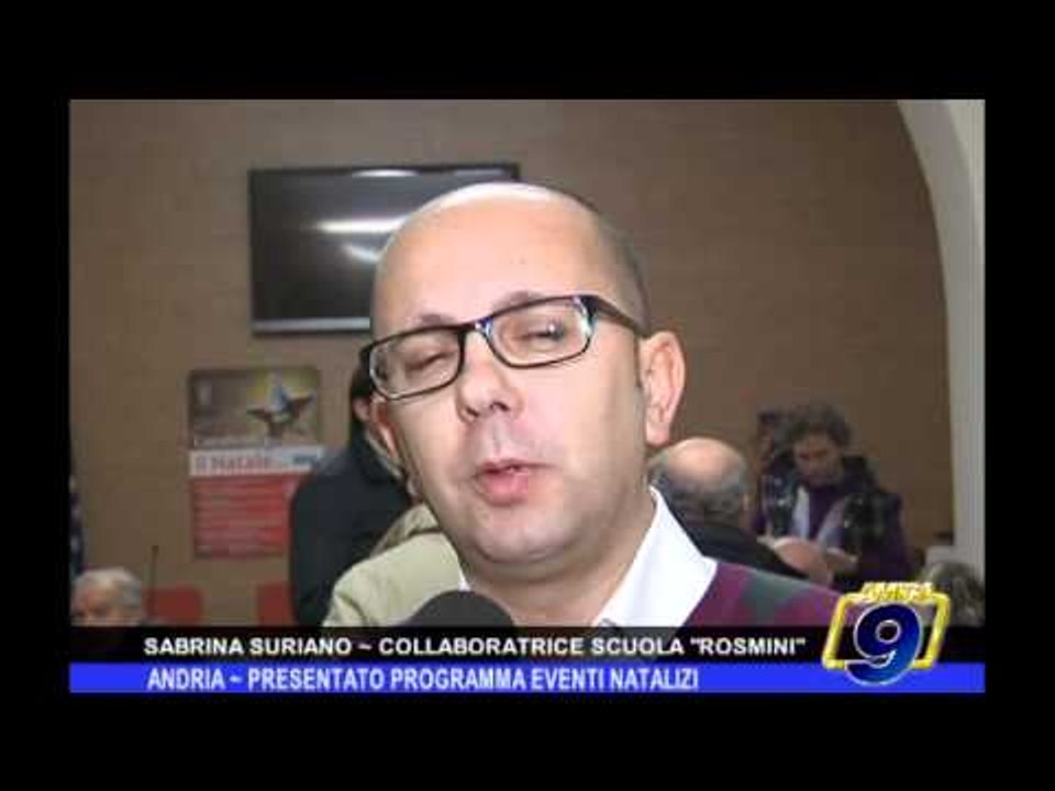 ANDRIA | Presentato programma eventi natalizi