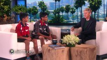 Ellen Meets Table Tennis Champion Siblings