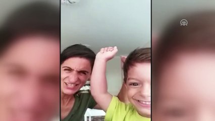 3 yaşındaki Alperen'in annesiyle çekilmiş son görüntüleri