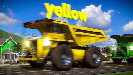 Learn Colors with Dump Trucks Part 2 | Educational Video for Kids by Brain Candy TV