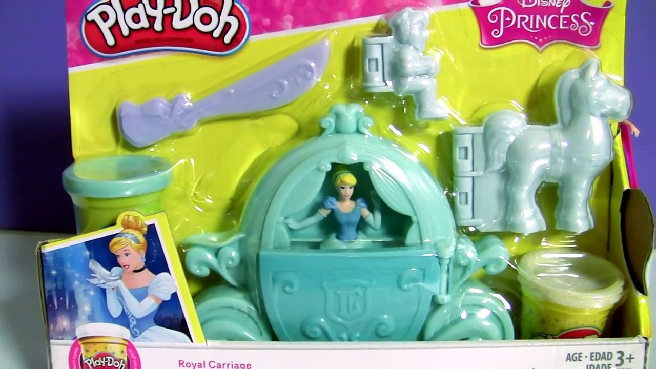 Play Doh Cinderella Royal Carriage 2017 DIY Dress Disney Princess Cinderella to the Royal Ball-6Wa4cZ-uJTI
