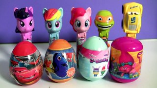 Toys Surprises Disney D-Lectables Easter Egg _ My Little Pony Pinky Pie Pop Ups Lollipop Chupa Chups-W_RtOeQi2o4