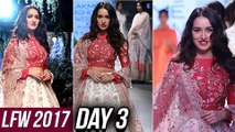 Shraddha Kapoor Stuns As A Showstopper At Lakme Fashion Week 2017 Day 3