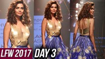 Esha Gupta Ends The Show With Her Grand Entry At Lakme Fashion Week Day 3