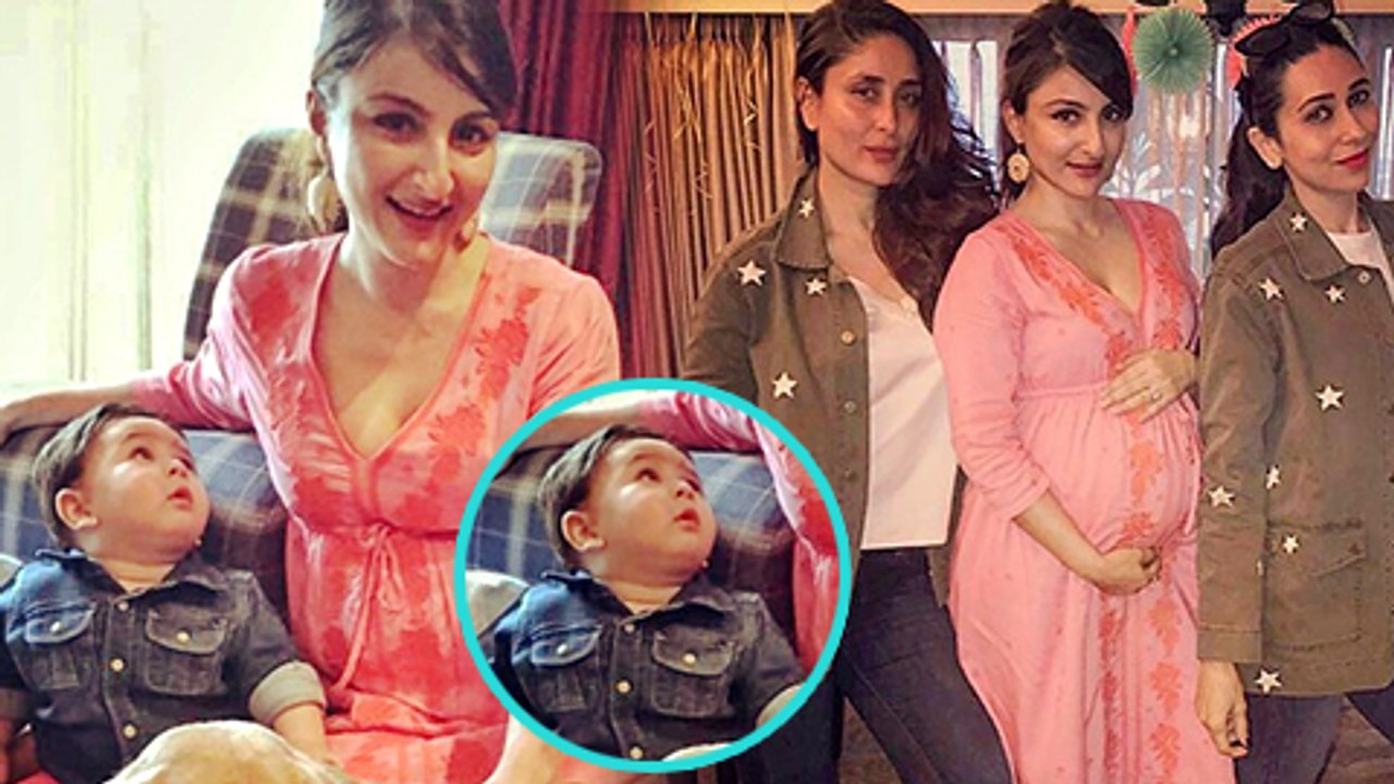 PREGNANT Soha Ali Khan Baby Shower | Taimur Ali Khan Joins The Celebration