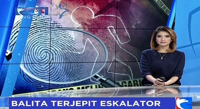 Orang Tua Lalai, Kaki Balita Ini Terjepit Eskalator