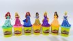 Jugar juego de plastilina a Disney princesa muñeca esculpir sirenas sirena trajes de su DOH