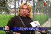 Travesti niega intento de robo a transeúnte en Ate Vitarte