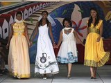 Diseños vestidos etíope moda Nuevo parte bonita tradicional 4