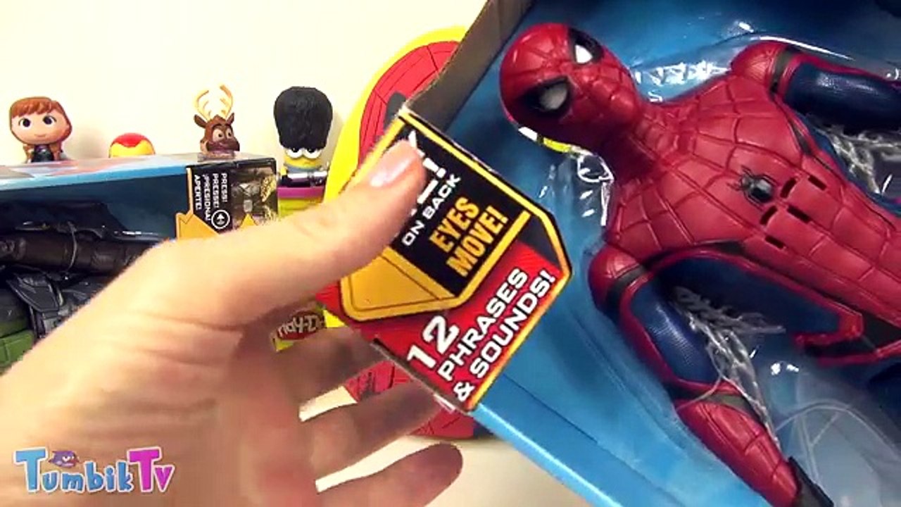 Örümcek Adam Eve Dönüş Sürpriz Yumurta Oyun Hamuru - Demir Adam Minyonlar