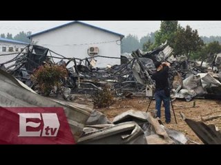 Detalles del incendio en asilo de Mexicali / Vianey Esquinca