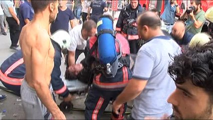 Zeytinburnu'nda İş Yeri Yangını