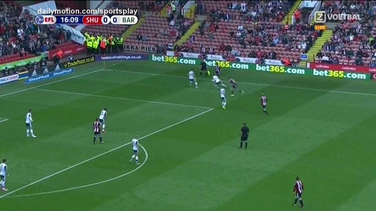 Billy Sharp Goal HD - Sheffield United 1 - 0 Barnsley - 19.08.2017