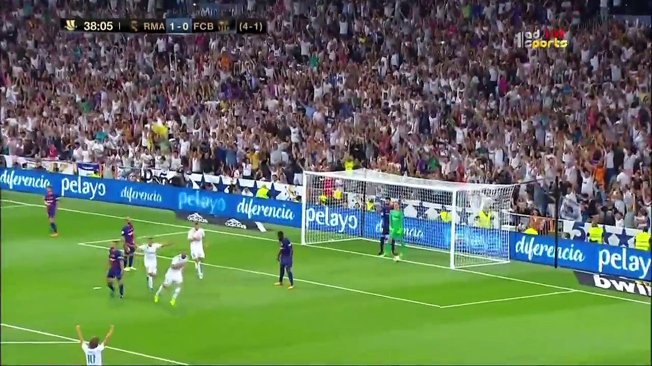 ملخص مباراة ريال مدريد و برشلونة 2-0 اياب السوب...