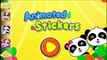Baby Panda Learn New Words | Animated Stickers - Animal Themes | Babybus Kids Games