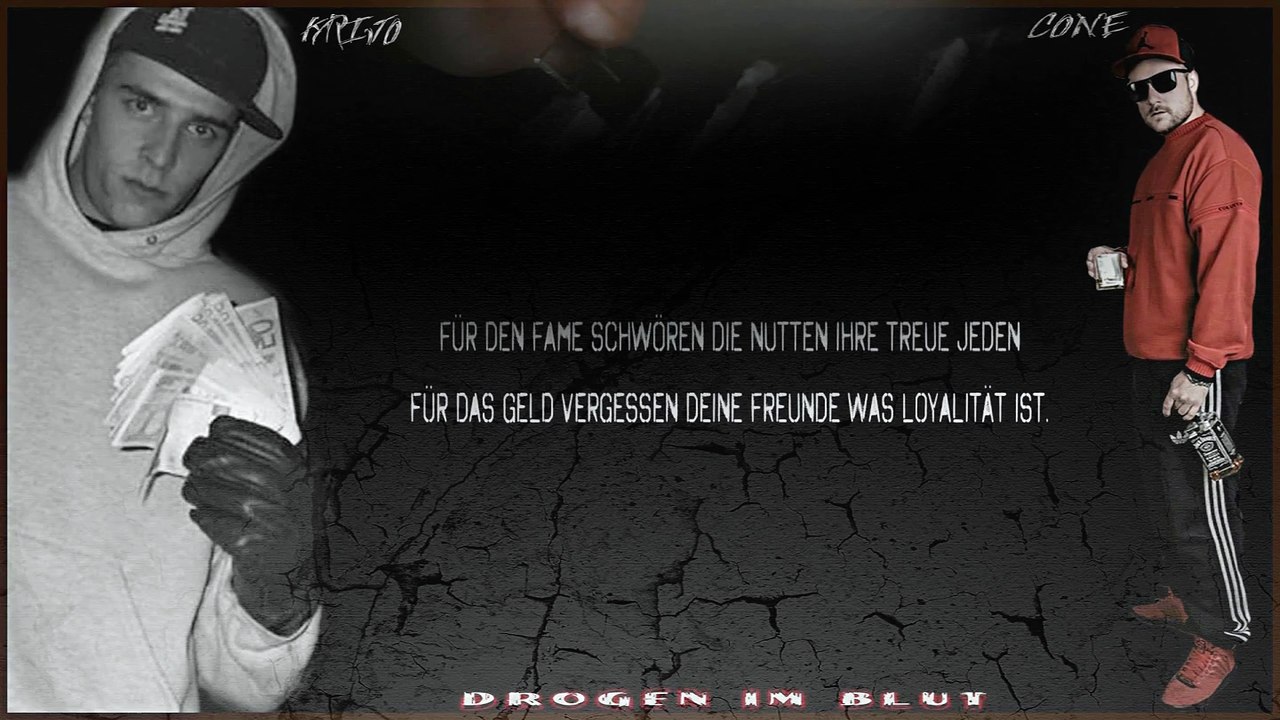 Krijo Stalka - Drogen im Blut [feat. ConeGorilla] Lyrics Video [HD] 1080p