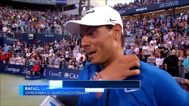 Rafael Nadal On-court Interview R2 Montreal 2017