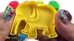 Learn Colors Play Doh Ice Cream Popsicle Peppa Pig Elephant Molds Fun & Creative for Kids