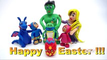 Hulk and Elsa Frozen Naughty In Real Superhero Baby Life Cartoons Play Doh Claymation Videos