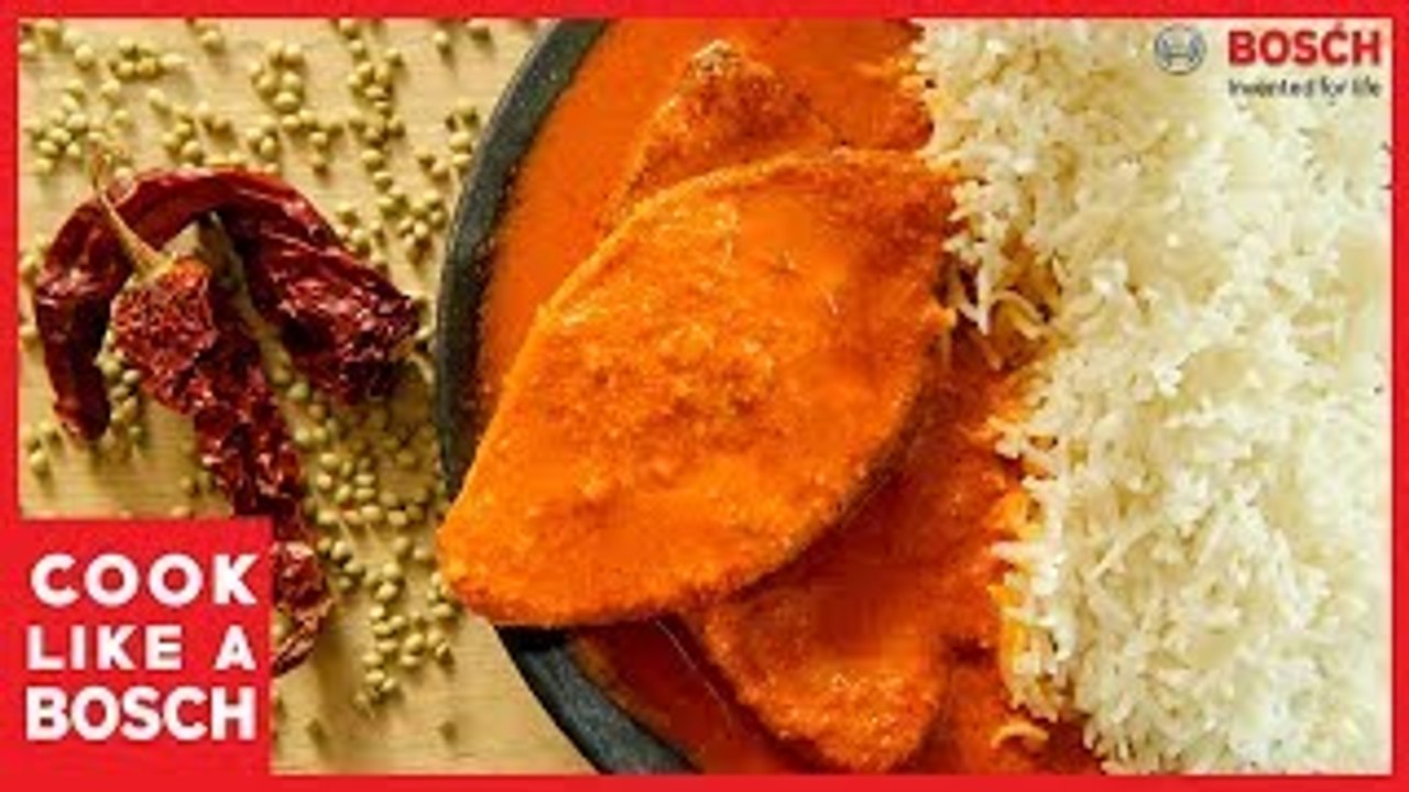 Rawas Fish Curry | Salmon Fish Curry Indian Style | COOK LIKE A BOSCH | Fish Recipes | Smita Deo